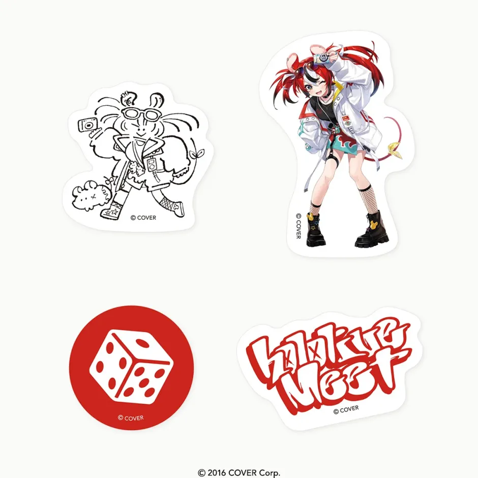 Exclusives|Stickers>hololive Meet 2024 Die-Cut Sticker Set - Hakos Baelz
