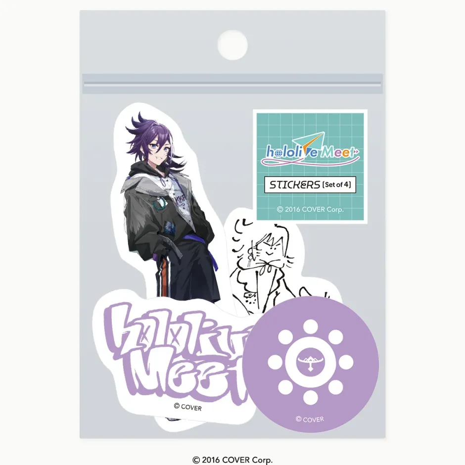 Exclusives|Stickers>hololive Meet 2024 Die-Cut Sticker Set - Banzoin Hakka