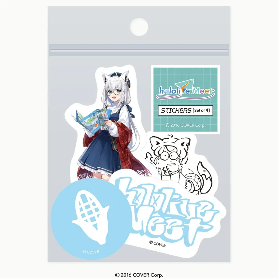 Stickers>hololive Meet 2024 Die-Cut Sticker Set - Shirakami Fubuki