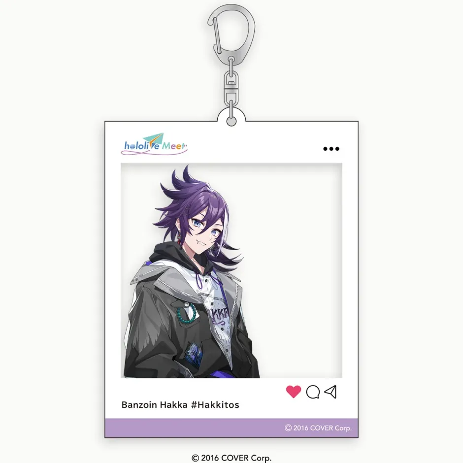 Exclusives>hololive Meet 2024 Social Media Style Acrylic Keychain - Banzoin Hakka