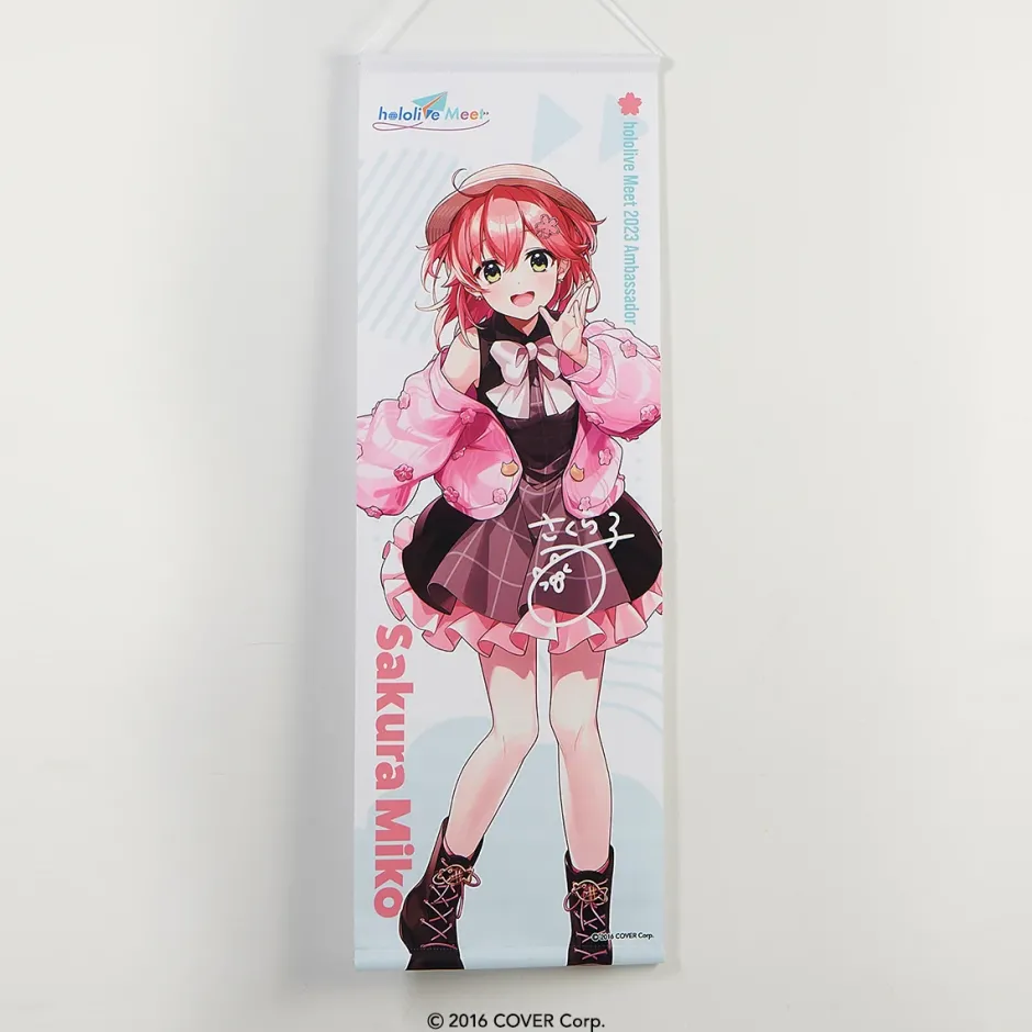 Exclusives>hololive Meet B2 Slim Tapestry - Sakura Miko