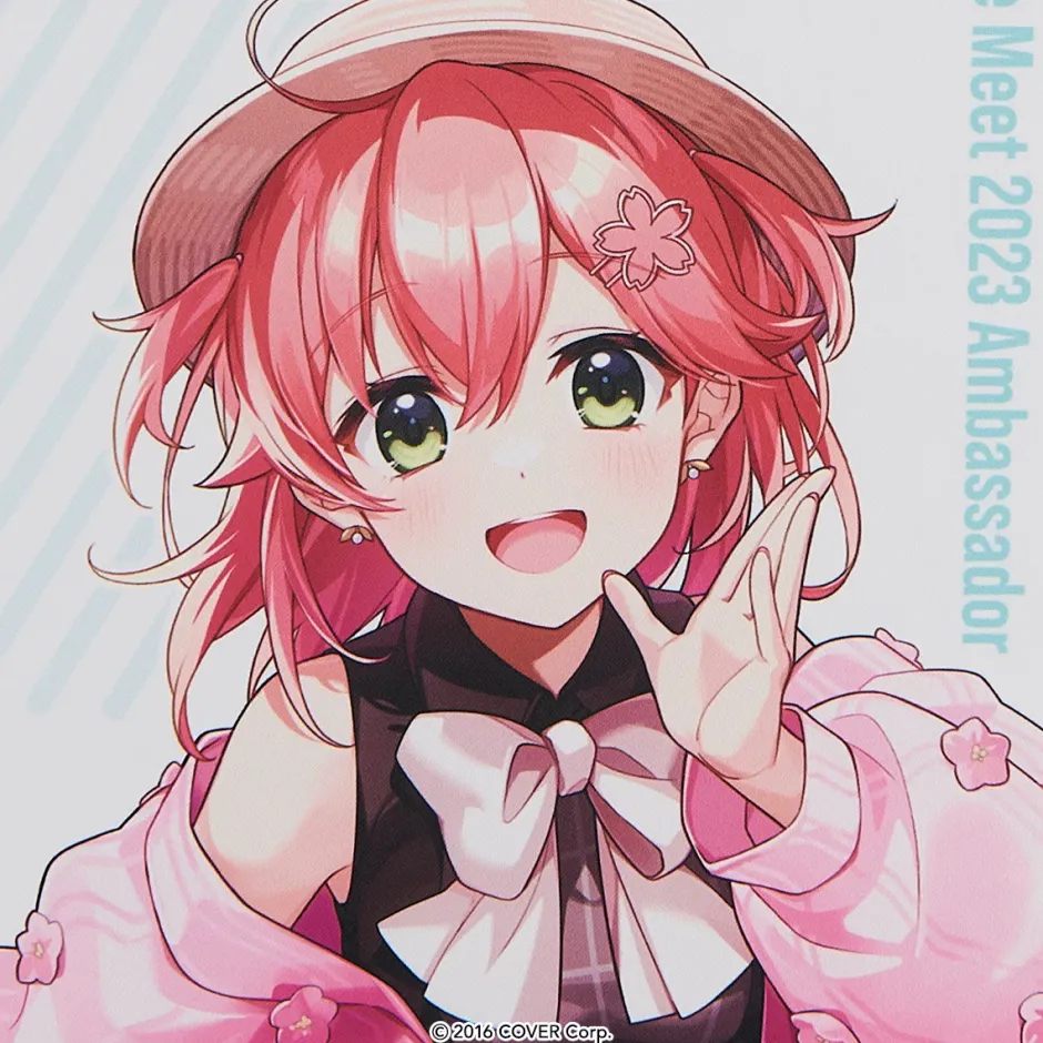 Exclusives>hololive Meet B2 Slim Tapestry - Sakura Miko