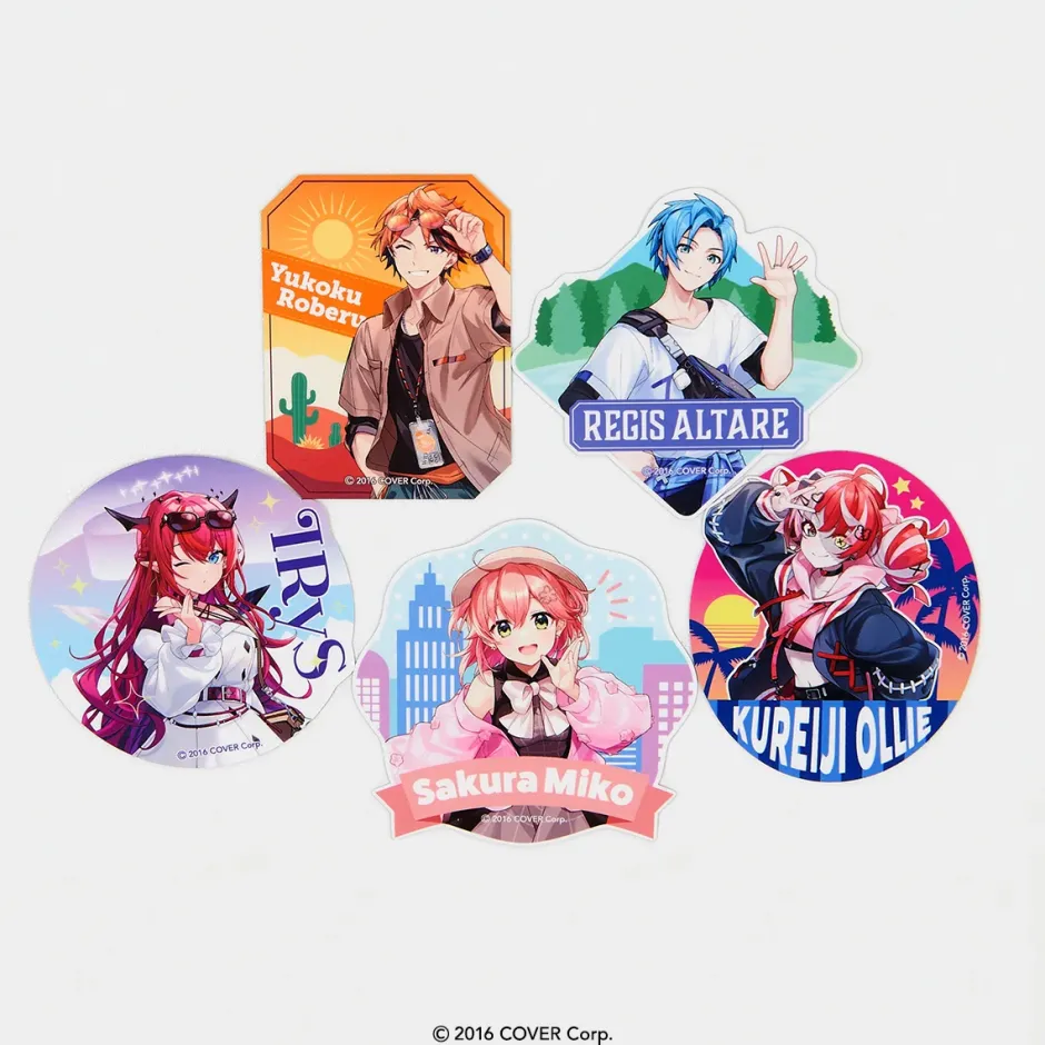Exclusives|Stickers>hololive Meet Travel Sticker Set (Set of 5 Types)