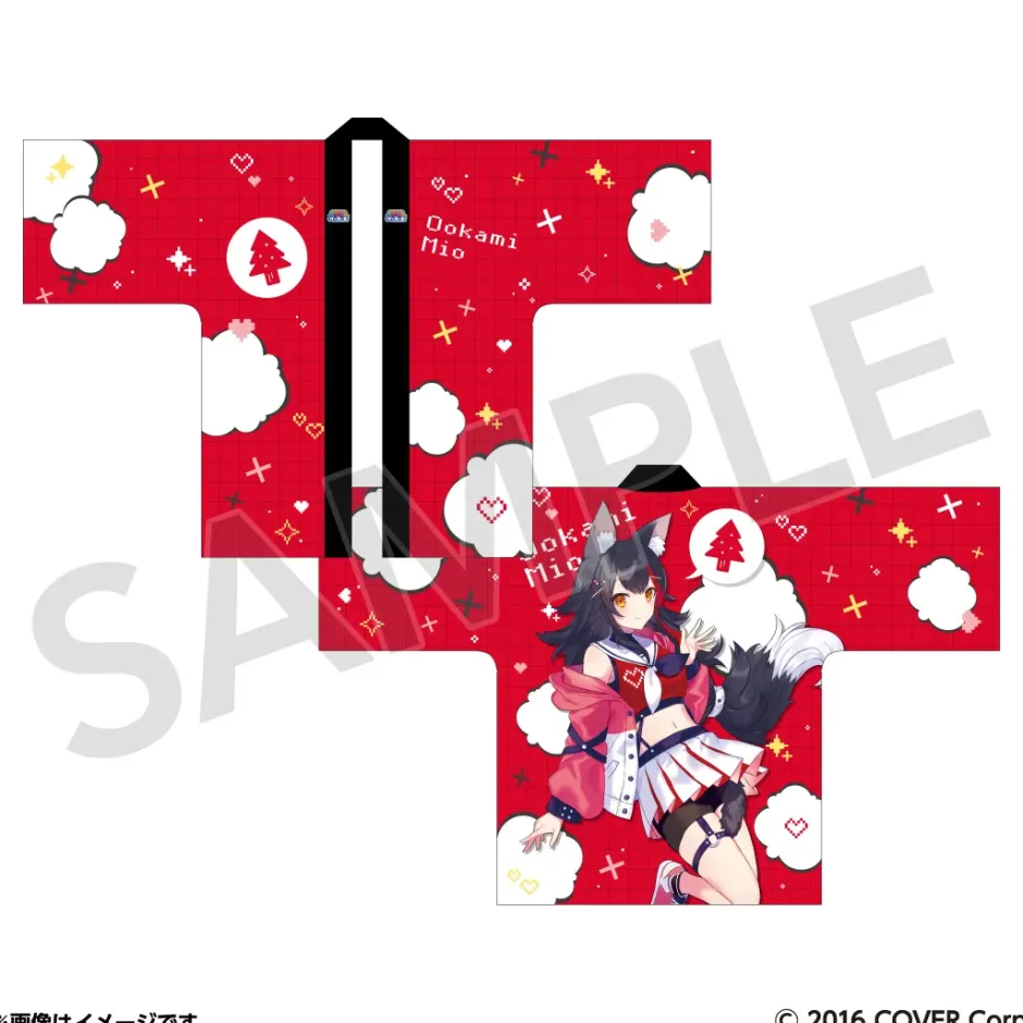 Jackets & Hoodies>hololive GAMERS fes. Cho-Cho-Cho-Cho GAMERS Happi Coat Ookami Mio
