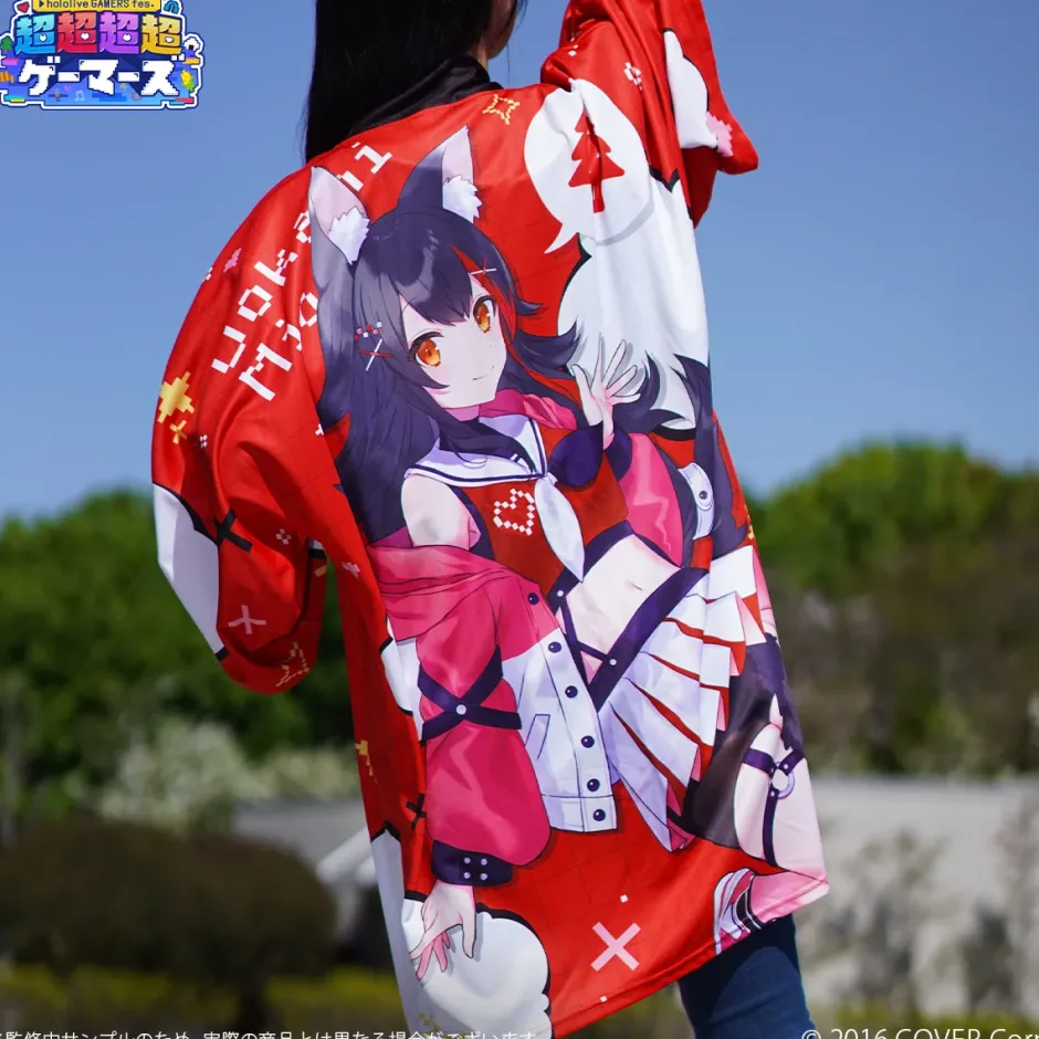 Jackets & Hoodies>hololive GAMERS fes. Cho-Cho-Cho-Cho GAMERS Happi Coat Ookami Mio