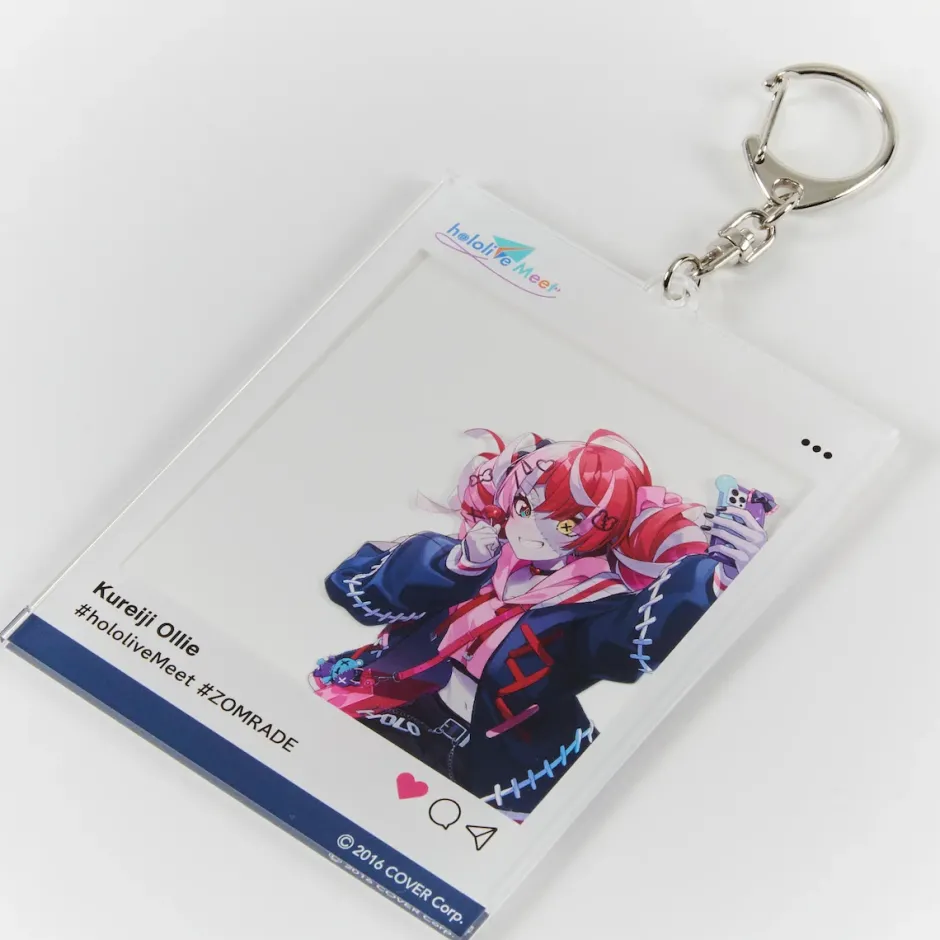 hololive Meet Social Media Style Acrylic Keychain Outlet