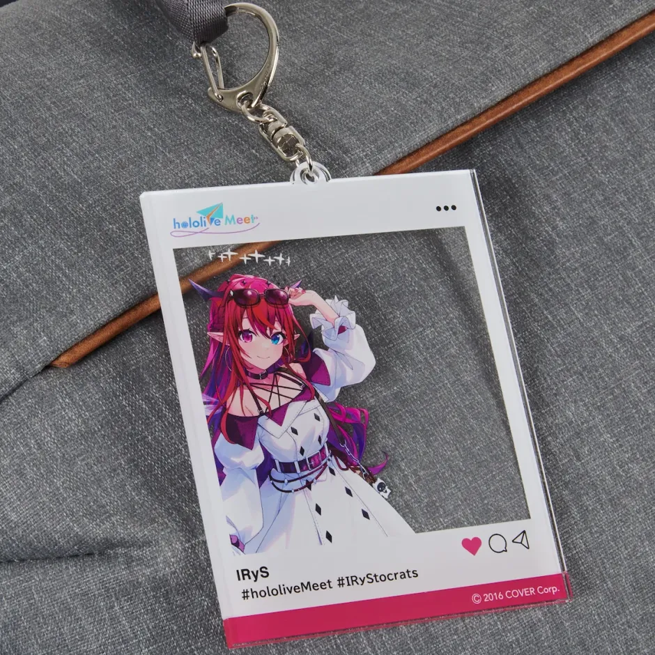 hololive Meet Social Media Style Acrylic Keychain Outlet