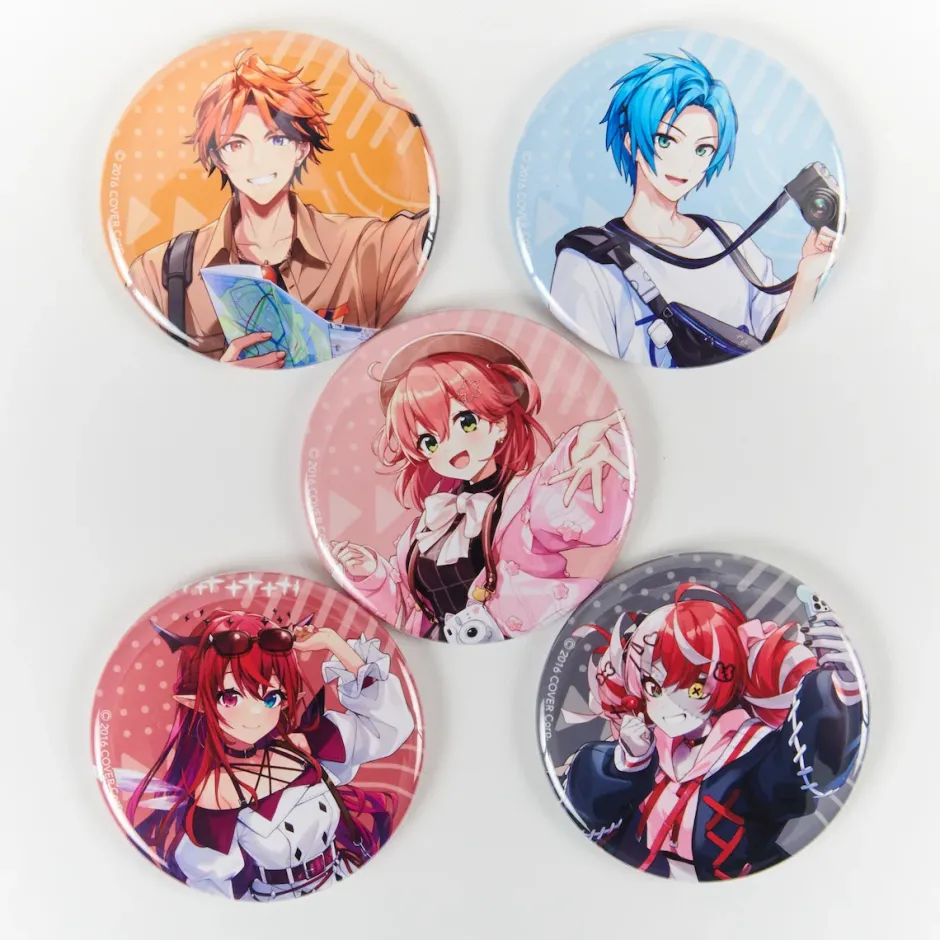 hololive Meet Tradable Tin Badges Clearance