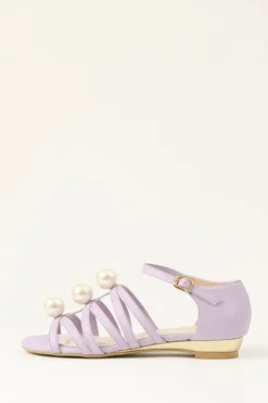 Honey Salon Big Pearl Sandals (Lavender) Discount