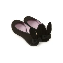 Footwear>Honey Salon Bunny Ballet Flats (Gray)