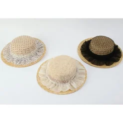 Honey Salon Dot Tulle Boater Clearance