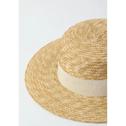 Honey Salon Dot Tulle Boater Clearance