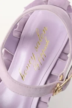 Honey Salon Frilly Sandals (Lavender) Hot