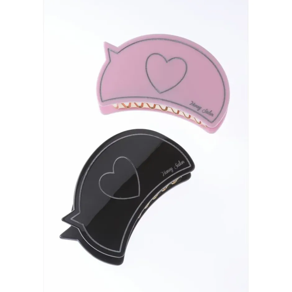 Jewelry & Hair Accessories>Honey Salon Heart-Shaped Claw Clip