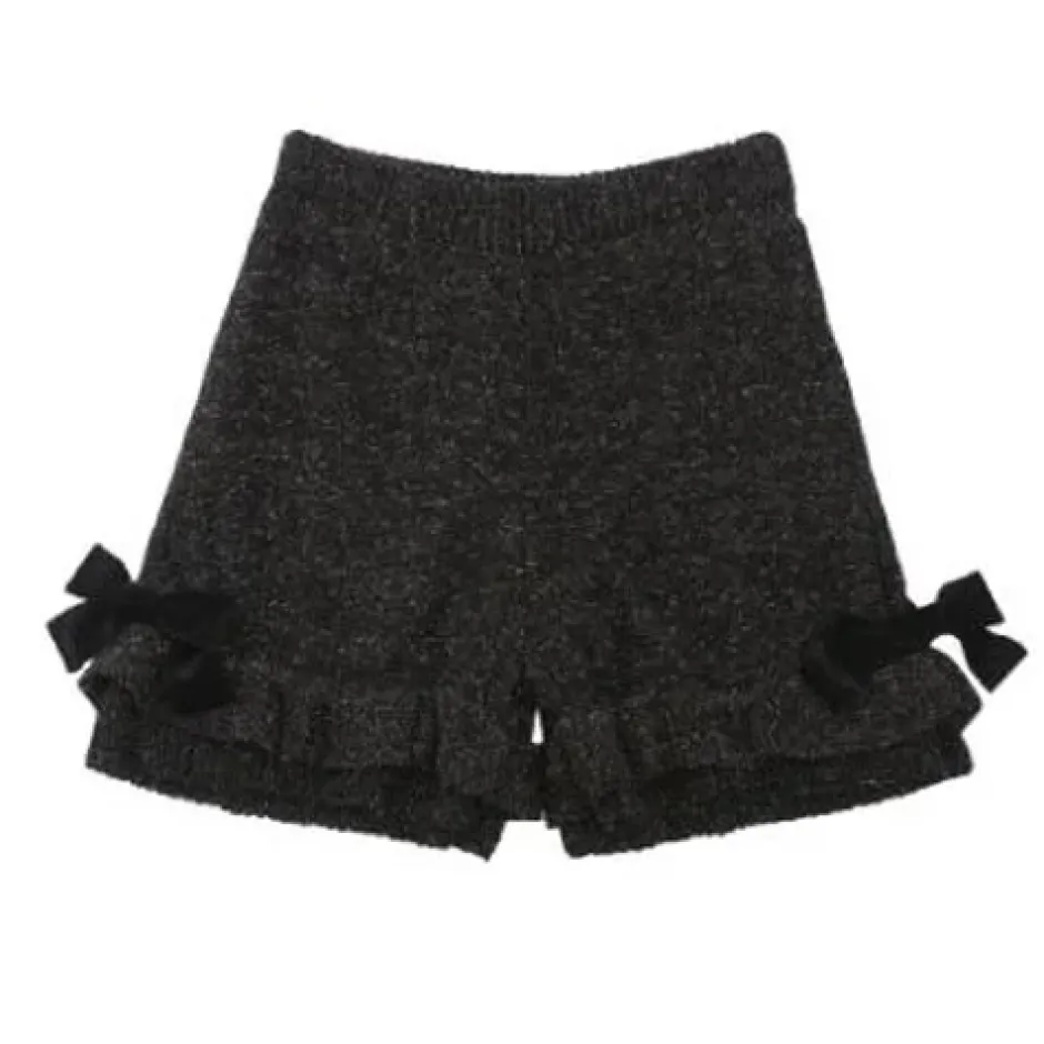 Bottoms>Honey Salon Lamé Knit Shorts