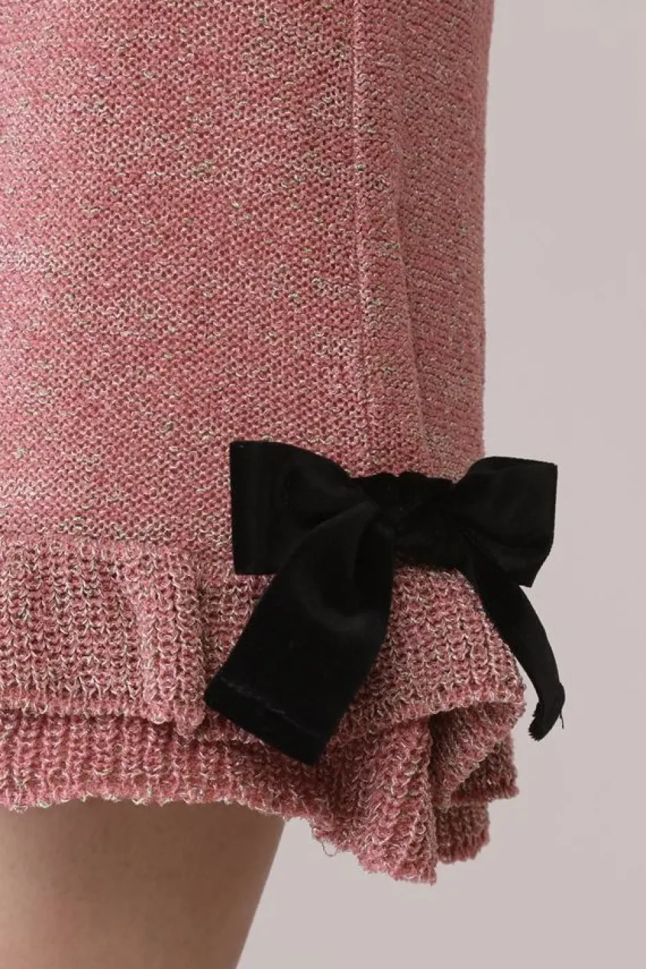 Bottoms>Honey Salon Lamé Knit Shorts
