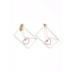Honey Salon Love Letter Earrings Outlet