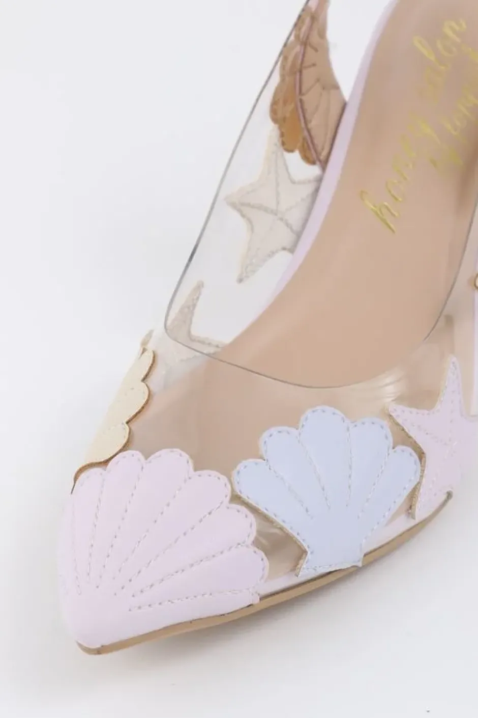 Footwear>Honey Salon Shell High Heels (Lavender)
