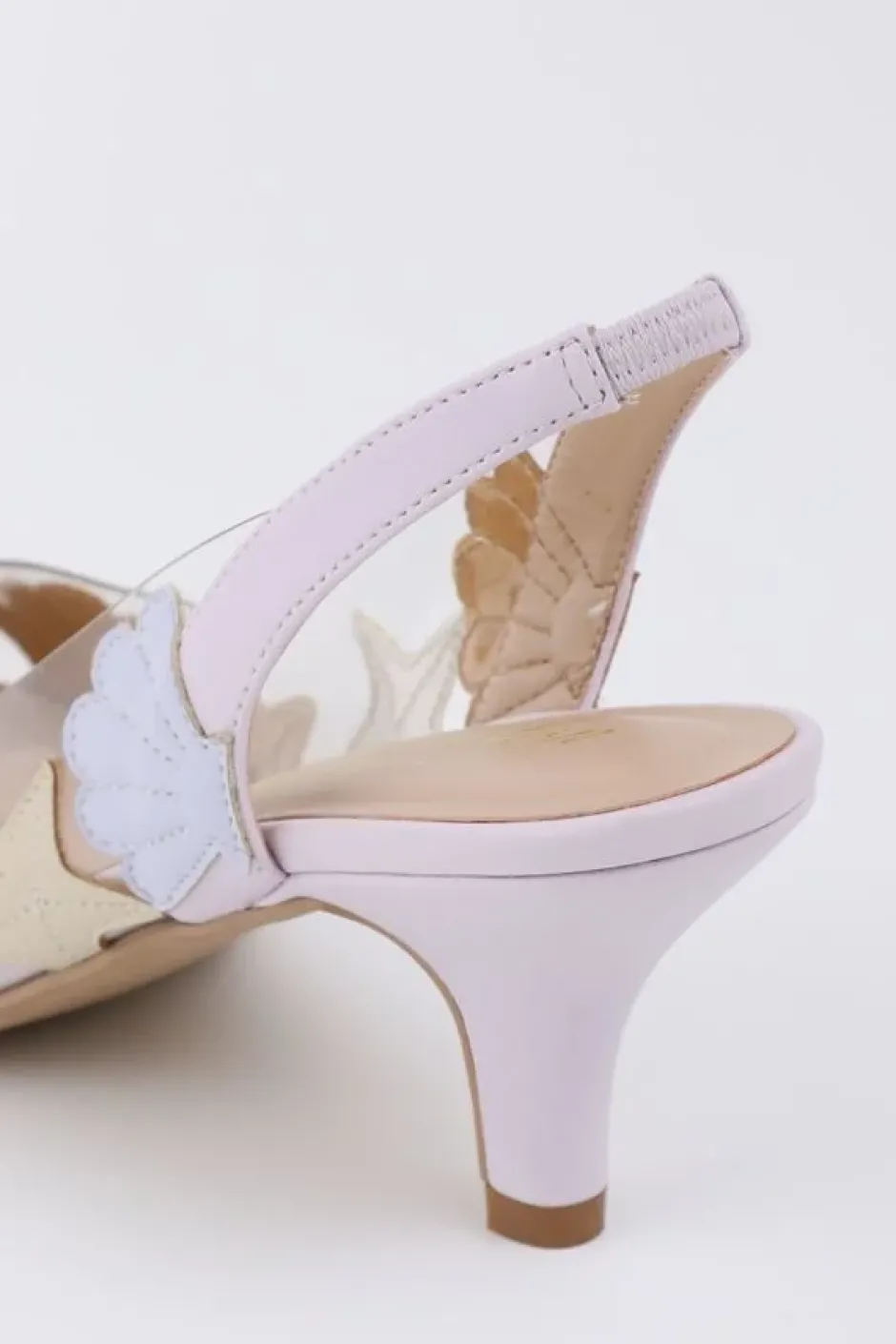 Footwear>Honey Salon Shell High Heels (Lavender)