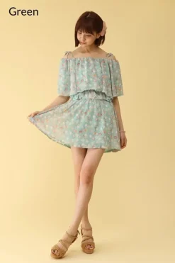 Honey Salon Vintage Tulip Sukapan Skirt Online