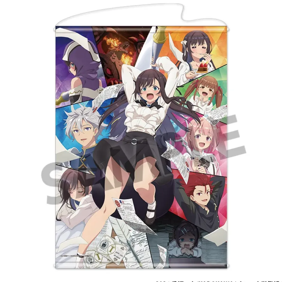 I May Be a Guild Receptionist, But I'll Solo Any Boss to Clock Out on Time B2 Tapestry Key Visual Online