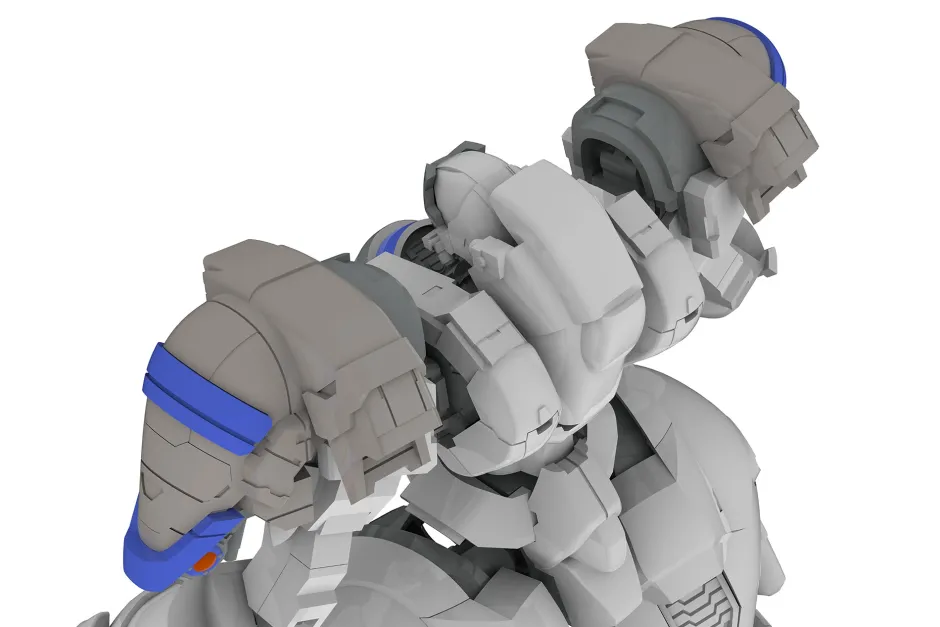 Plastic Models>5inch Mechanism Powerdolls 2 X-4RR (PDFR-R807) Armored Search Infantry 1/48 Scale Plastic Model Kit (Re-run)