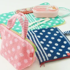 Bento Containers>Insulated Dot Pouch Lunch Bag