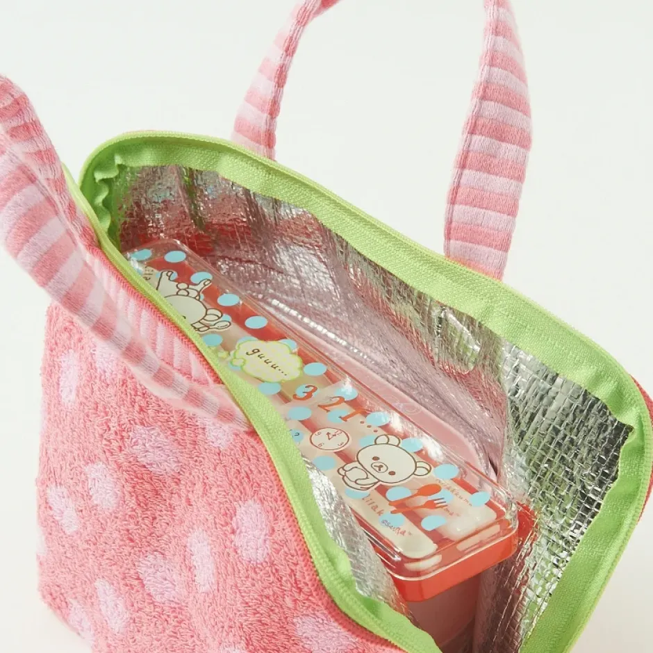 Bento Containers>Insulated Dot Pouch Lunch Bag