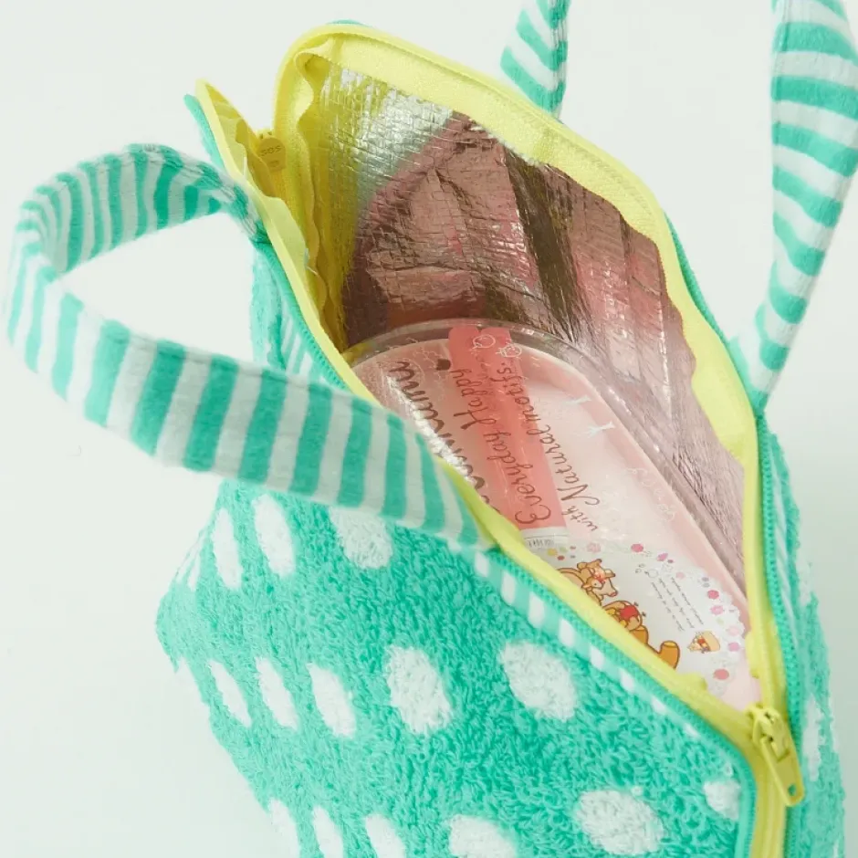 Bento Containers>Insulated Dot Pouch Lunch Bag