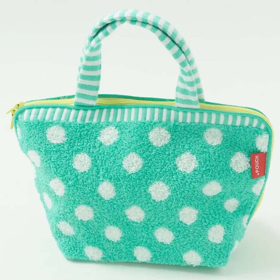 Bento Containers>Insulated Dot Pouch Lunch Bag