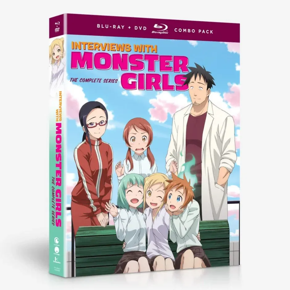 Anime Dvd/Blu-Ray>Interviews with Monster Girls: The Complete Series Blu-ray/DVD Combo Pack