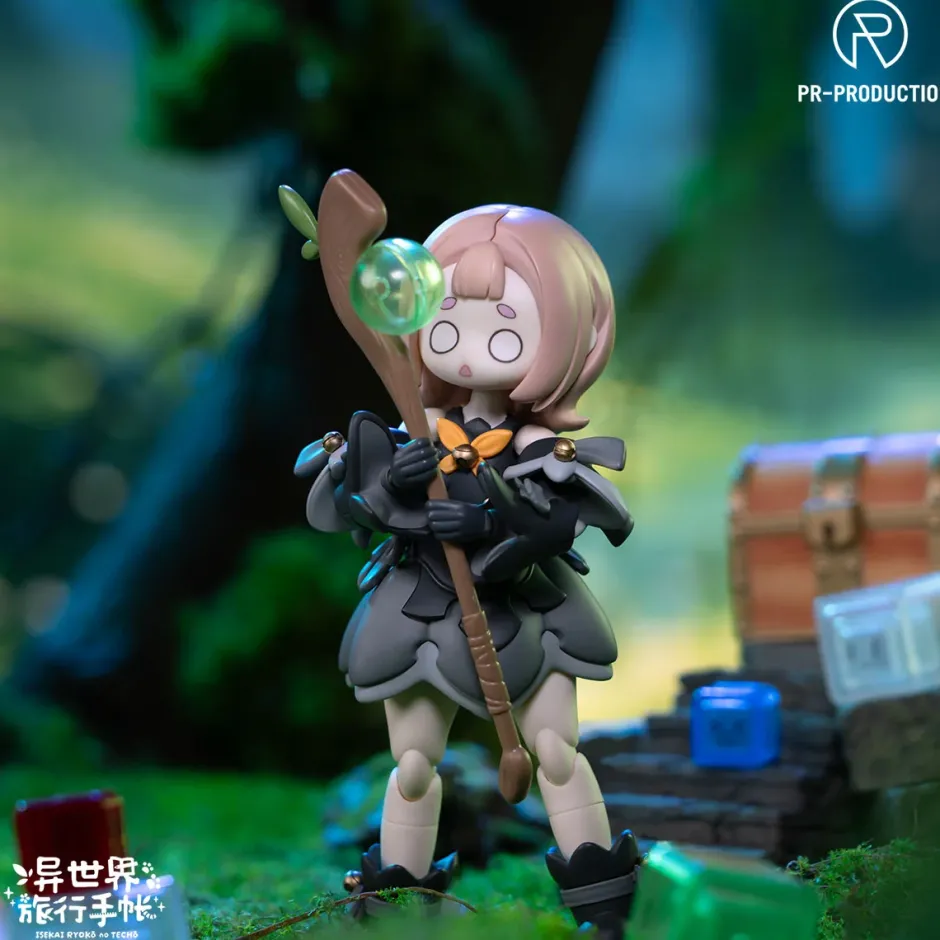 Plastic Models|Bishoujo Figures>Isekai Ryoko no Techo Series 02 Rookie Witch Mars Stoker Plastic Model Kit