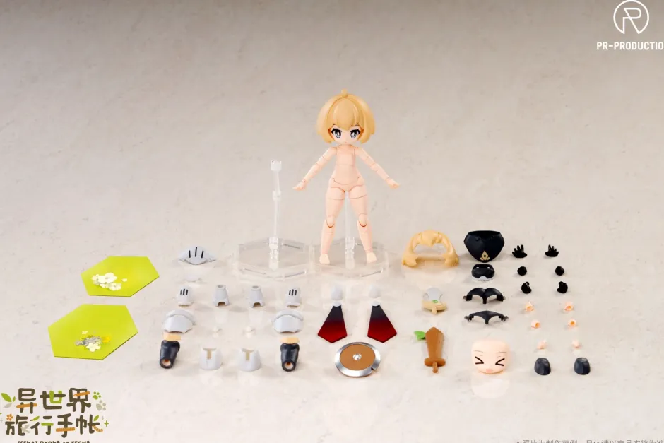 Isekai Ryoko no Techo Series 01 Rookie Warrior Renee Brown Plastic Model Kit