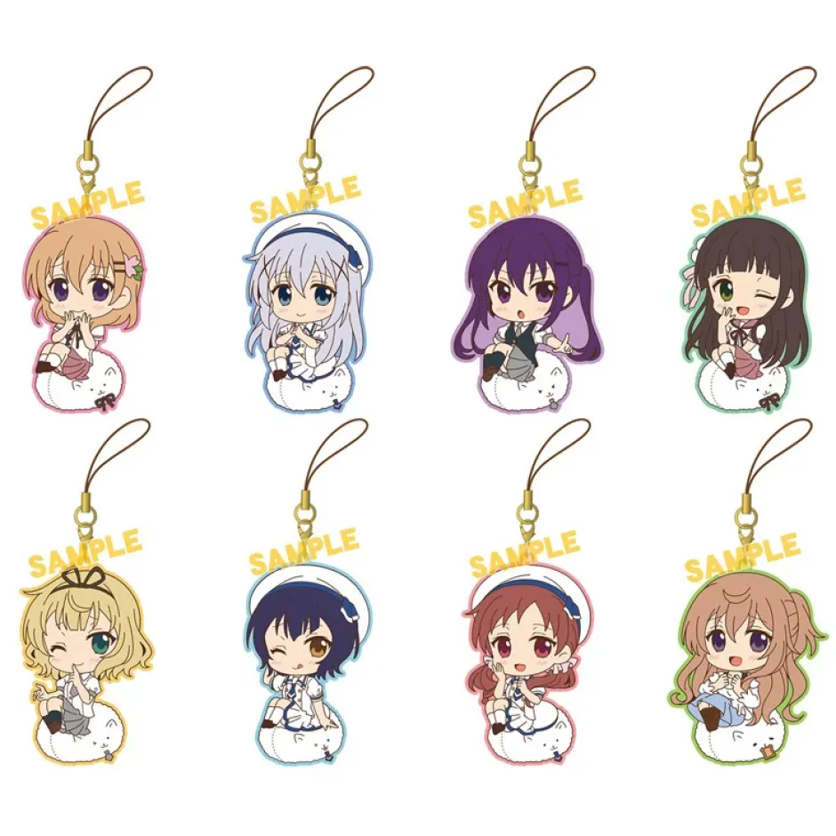 Is the Order a Rabbit?? DeRumus Summer Ver. Rubber Strap Collection Box Set Hot