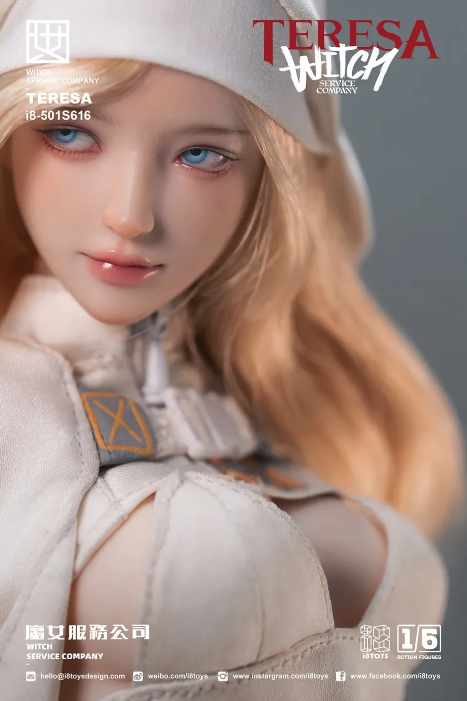 Action Figures>i8-501S616 Witch Service Company Teresa 1/6 Scale Action Figure
