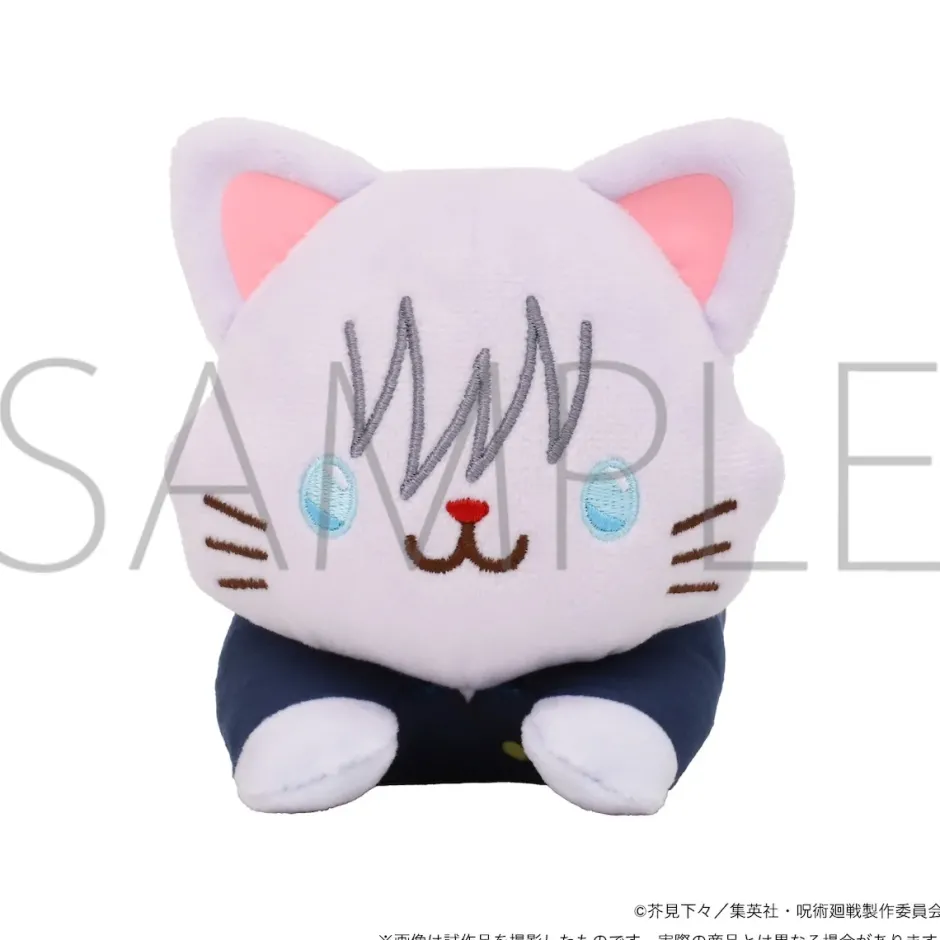 Medium Plushies>Jujutsu Kaisen Season 2 Hidden Inventory / Premature Death with CAT Plushie with Eye Mask Nesoberi Satoru Gojo