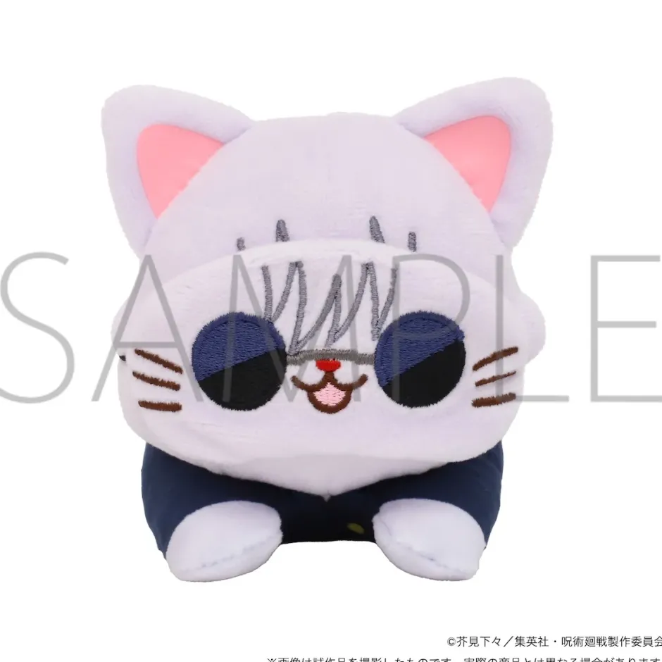 Medium Plushies>Jujutsu Kaisen Season 2 Hidden Inventory / Premature Death with CAT Plushie with Eye Mask Nesoberi Satoru Gojo