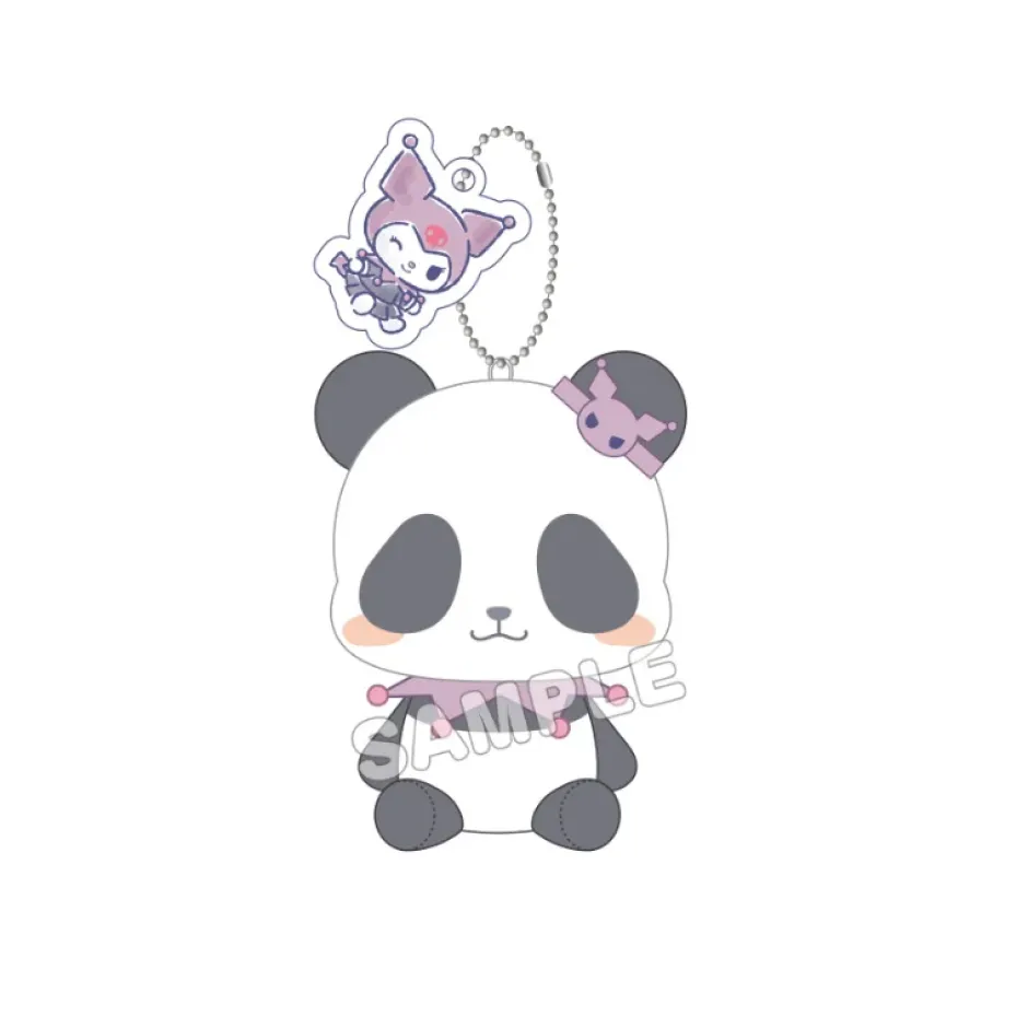 Jujutsu Kaisen 0: The Movie x Sanrio Characters Plushie Mascot Panda x Kuromi Best