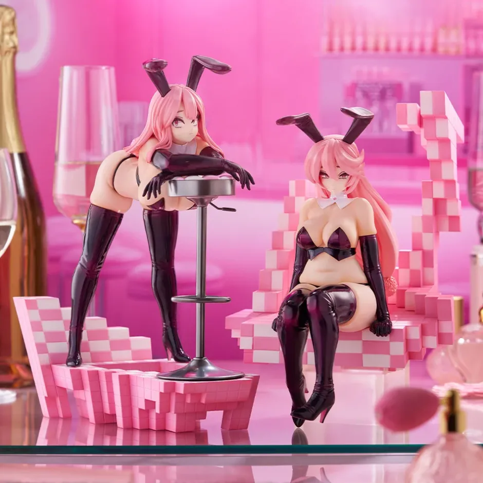 Bishoujo Figures|Scale Figures>Kafun Illustration Trick Bunnies Sitting Bunny 1/7 Scale Figure