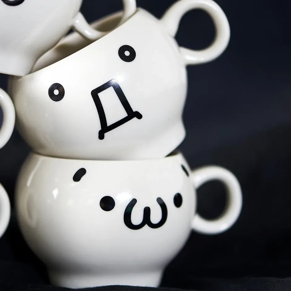 Kaomoji-kun Mugs Hot