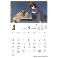 Kiki's Delivery Service 2018 Stained Frame Calendar Clearance