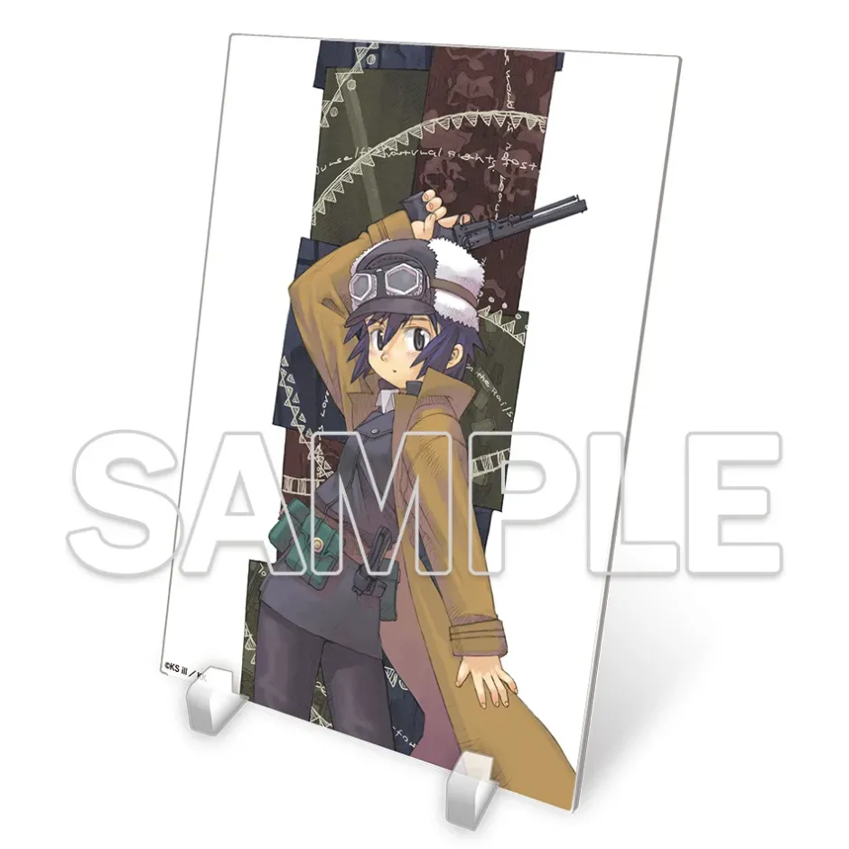 Acrylic Art Boards>Kino's Journey: The Beautiful World 25th Anniversary Acrylic Illustration Plate C Station