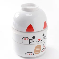 Kokeshi Maneki-Neko Bento Boxes New