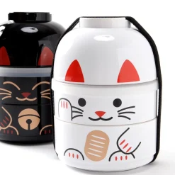 Kokeshi Maneki-Neko Bento Boxes New