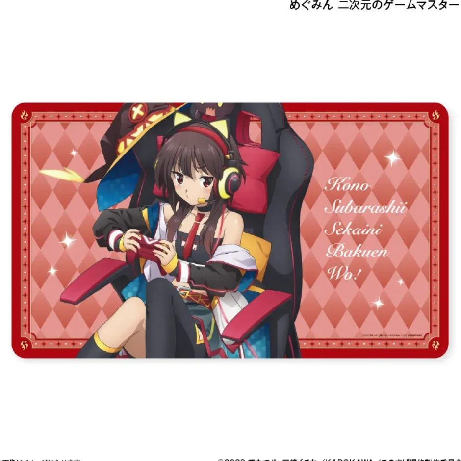 KonoSuba: An Explosion on This Wonderful World! Deskmat Megumin: Two-Dimensional Game Master Ver. Clearance