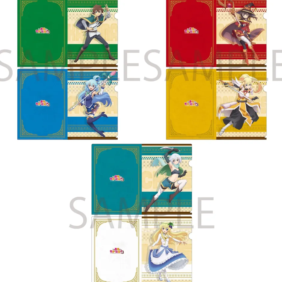 KonoSuba: God’s Blessing on This Wonderful World! 3 Clear File Set Hot