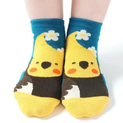 KOTORITACHI Cockatiel Printed Socks (Flower Pattern) Online