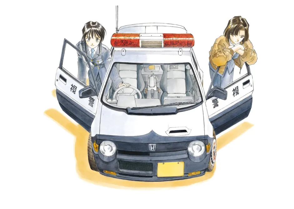 Fine Art>Kousuke Fujishima Signed Limited Edition Framed You're Under Arrest Primagraphie Art Print: Down-to-Earth Youths