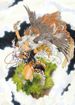 Fine Art>Kousuke Fujishima Signed Limited Edition Framed Oh My Goddess! Primagraphie Art Print: Space Hunter