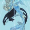 Fine Art>Kousuke Fujishima Signed Limited Edition Framed Oh My Goddess! Primagraphie Art Print: All's Right with the World